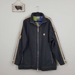 Vintage 90s Jordan Cotton Canvas Military Flight Jacket Sz XL Camo Mesh Interior